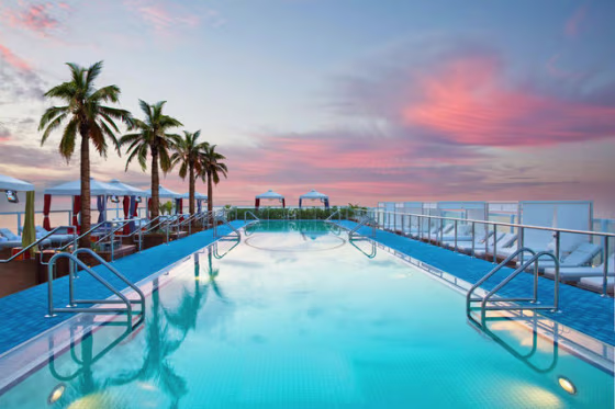 The sleek Gansevoort South—sister property to the Gansevoort hotspot in New York's Meatpacking District—has 259 condominium residences for those who want to call this prime piece of South Beach home, starting at $675,000.